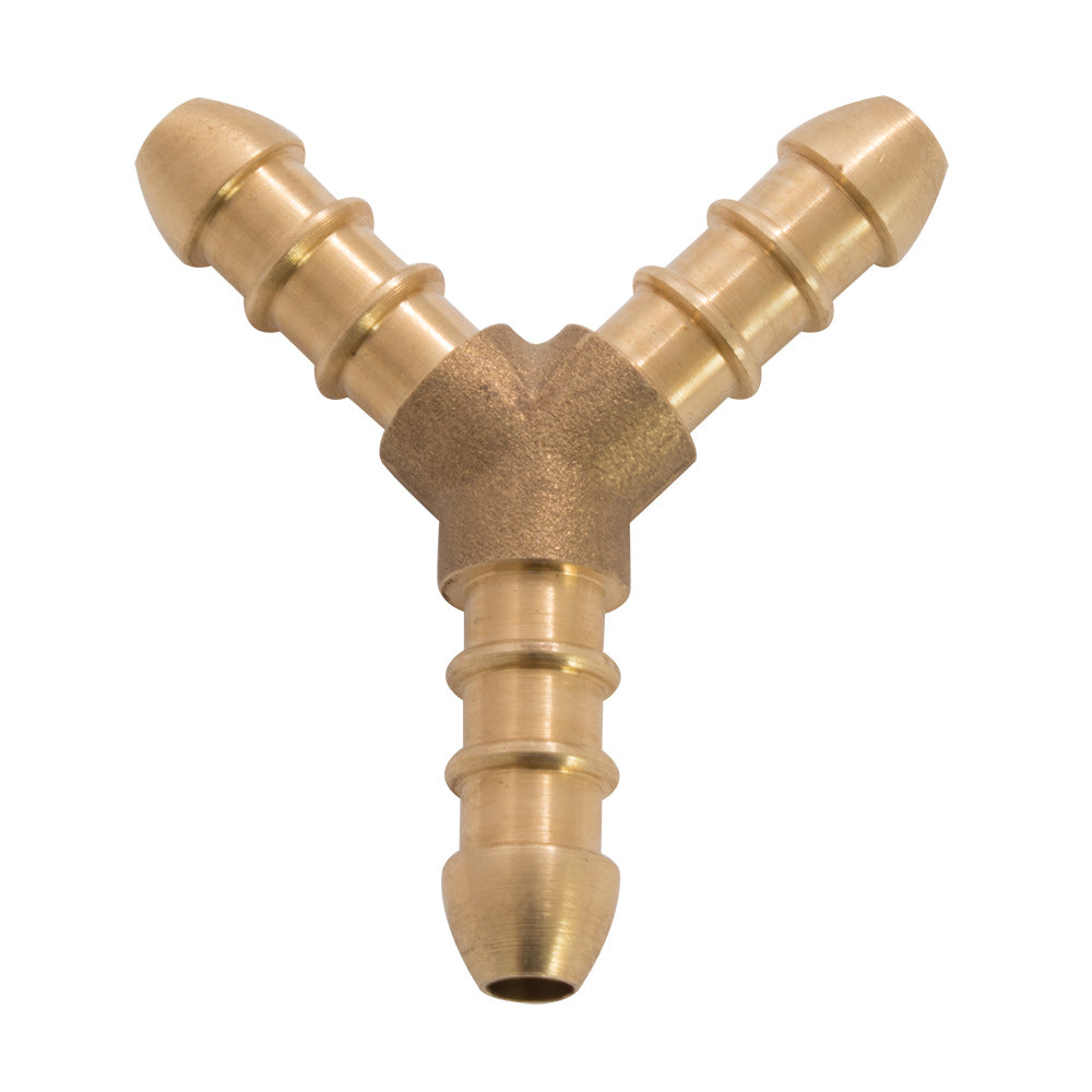 BRASS 'Y' CONNECTOR 8mm