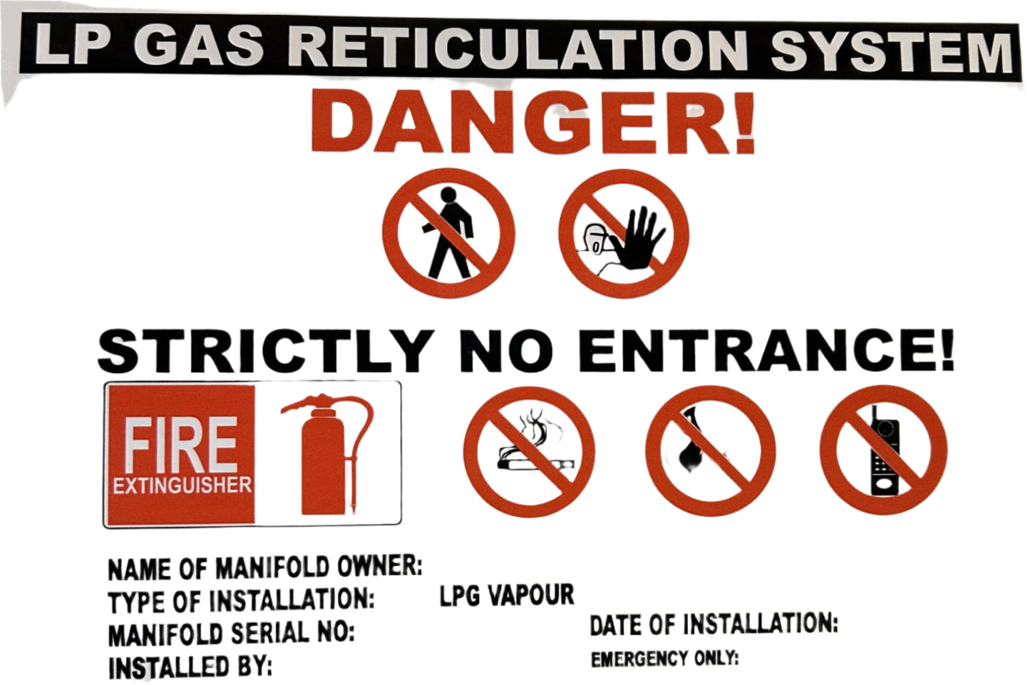CAGE SIGN